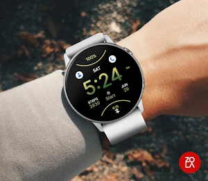 Sporty Army Green Watch Face Screenshot 2