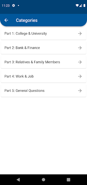 Student Visa Interview Prep Screenshot 2