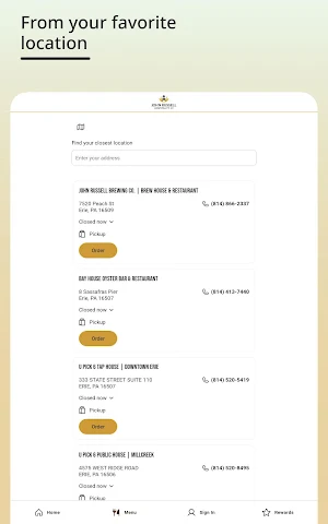 John Russell Hospitality Screenshot 2
