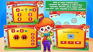 Second Grade Games: Circus Fun Screenshot 1