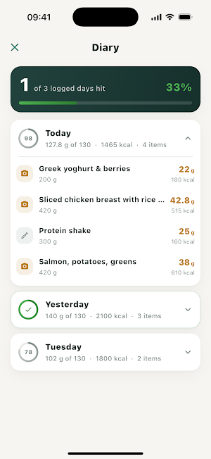 ProScan: Daily Protein Scanner Screenshot 1