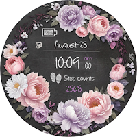 BFF13- Blackboard Art Flower
