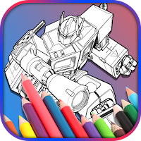 Optimus Prime Coloring Book