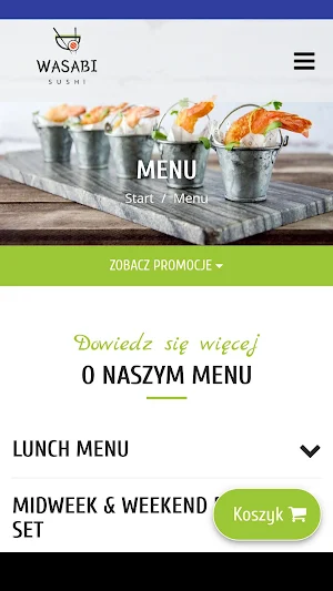 Wasabi Sushi Screenshot 1