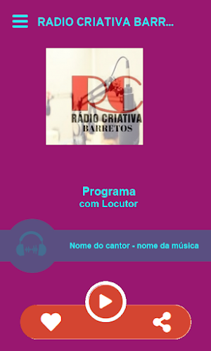 RADIO CRIATIVA BARRETOS Screenshot 1