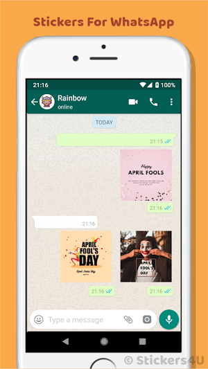 April Fool's Day Sticker Packs Screenshot 1