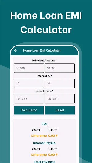 Smart Loan EMI Calculator Screenshot 3