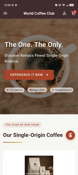 World Coffee Club Screenshot 0
