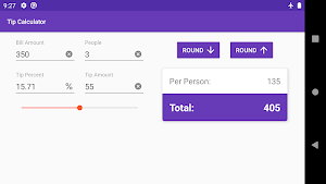 Tip Calculator: Calculate the Tip & Split the Bill Screenshot 3