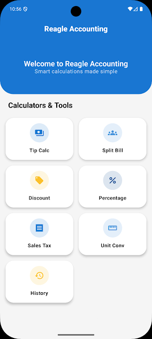 Reagle Accounting Screenshot 1