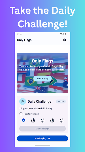 Only Flags: Flag Quiz Screenshot 2