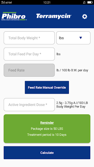 PAHCCalculator Screenshot 3