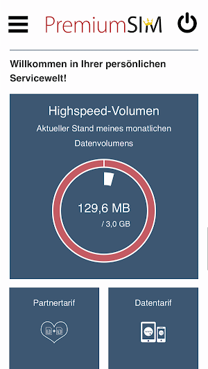 PremiumSIM Servicewelt Screenshot 0