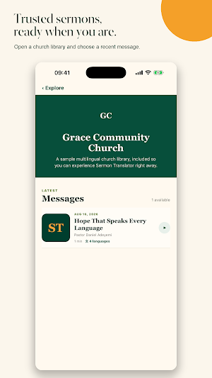 Sermon Translator Screenshot 2