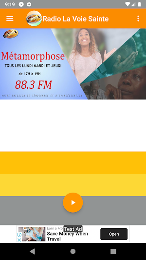 Radio La Voie Sainte Screenshot 1