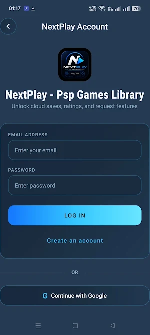 NextPlay - PSP Games Library Screenshot 2