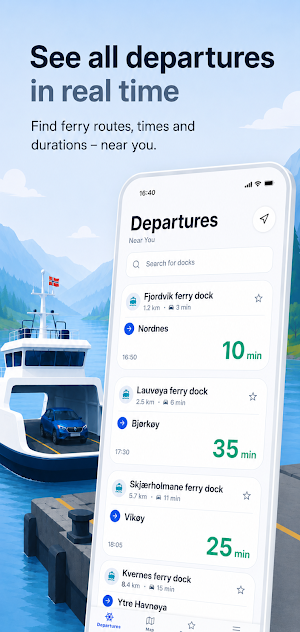 Fergetider: Norway Ferry Times Screenshot 0
