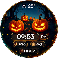 Pumpkin Forest Watch Face