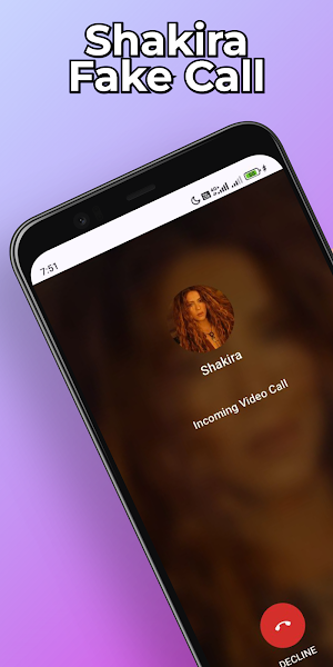 Shakira Fake Video Call & Chat Screenshot 0