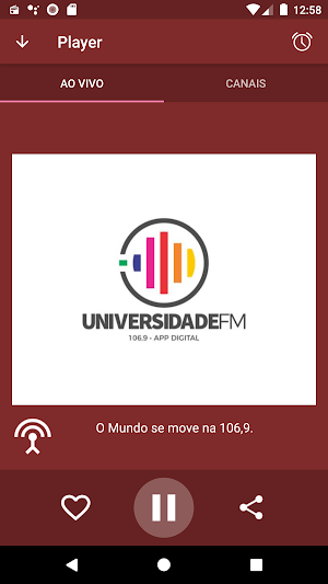 Rádio Universidade FM Screenshot 1