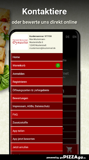 Vietnam Restaurant Dynastie Screenshot 2
