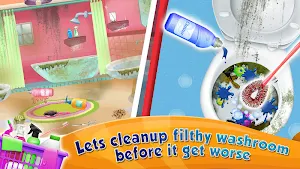 Girl House Cleaning: Messy Home Cleanup Screenshot 3