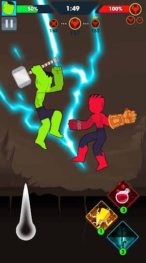 Stickman Ragdoll: Join the Super Hero Battle Screenshot 2