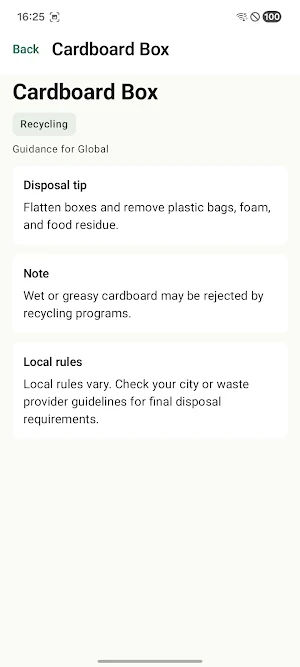 WasteWise Screenshot 2