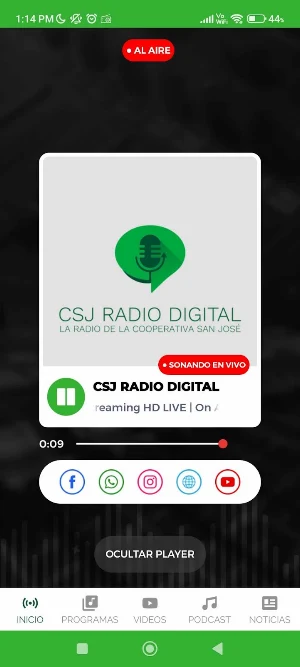 Csj Radio digital Screenshot 2