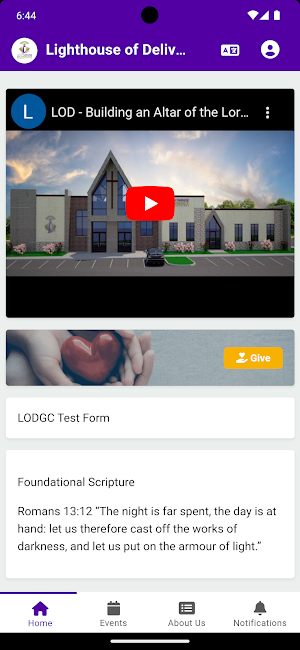 myLODGC - Lighthouse UKnow Screenshot 1