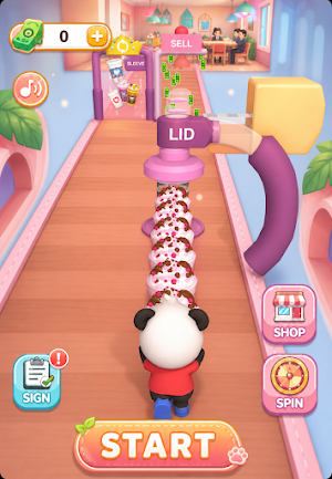 Panda MilkTea Idle Runner Screenshot 3
