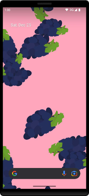 Blueberries Live Wallpaper Screenshot 1