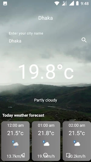 Weather App Screenshot 1