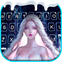 Ice Princess Keyboard Background