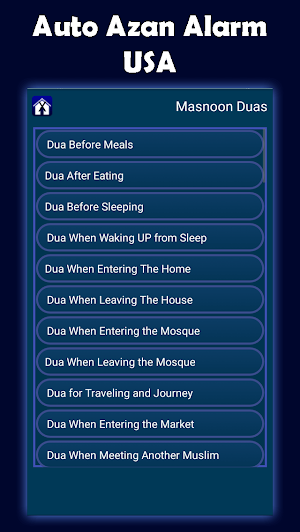 auto azan alarm USA (prayer / salah timing) Screenshot 2