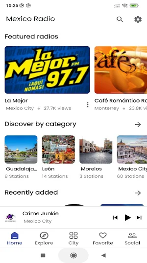 Mexico Radio - Online FM Screenshot 1