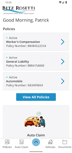 Betz Rosetti & Assoc. Mobile Screenshot 1