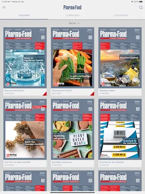 PHARMA+FOOD eMagazin Screenshot 0