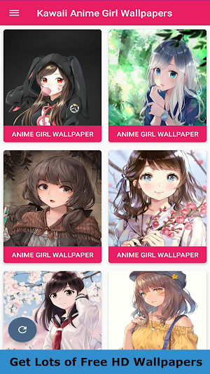 Kawaii Anime Girl Wallpaper HD Screenshot 0