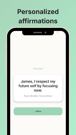 AffirmGate: Affirmations Block Screenshot 3