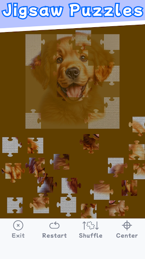 Joyful Puppy Jigsaw Puzzles Screenshot 0