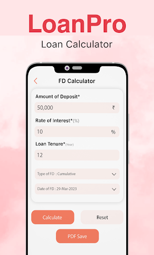 LoanPro - EMI Loan Calculator Screenshot 2