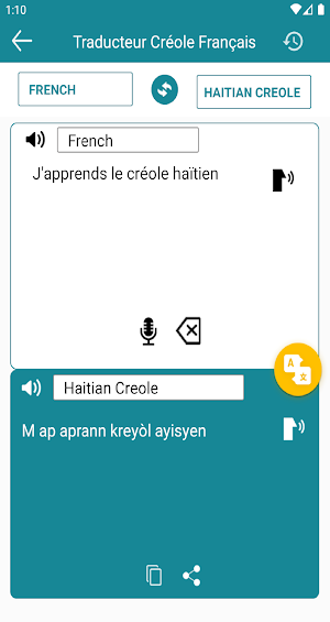French Creole Translation Screenshot 0