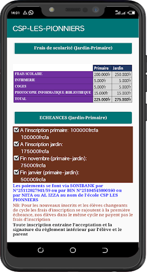 CSP LESPIONNIERS Screenshot 2
