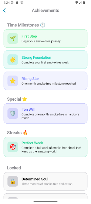 Smoke Tracker: Quit Smoking Screenshot 1