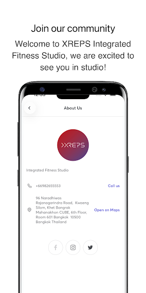 XREPS Integrated FitnessStudio Screenshot 2