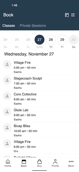Village Life Pilates Screenshot 1