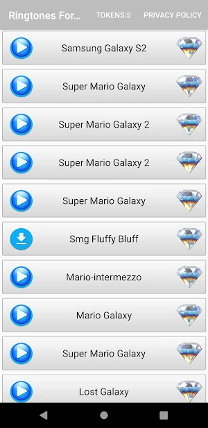 Ringtones For Galaxy Screenshot 1