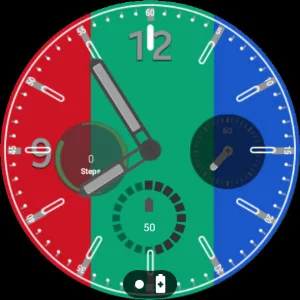 Mars Flag Watchface Screenshot 1