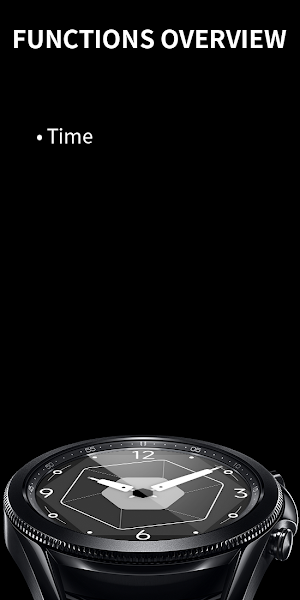 Hexagon business Watch Face Screenshot 3